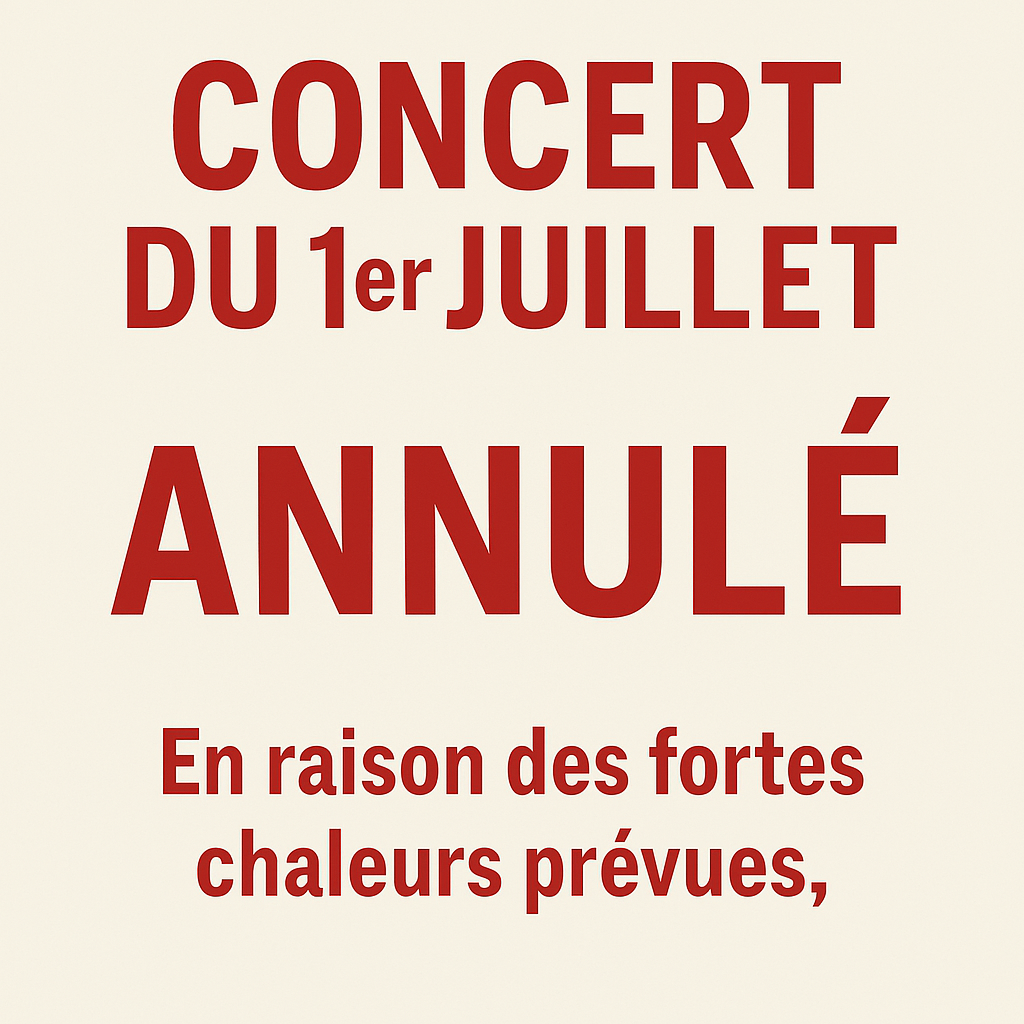 Affiche du concert du 1er juillet – Ensemble Orchestral d’Auch